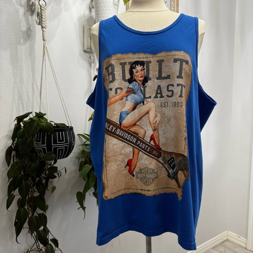 Harley Davidson Sleeveless Tank‎ XL
